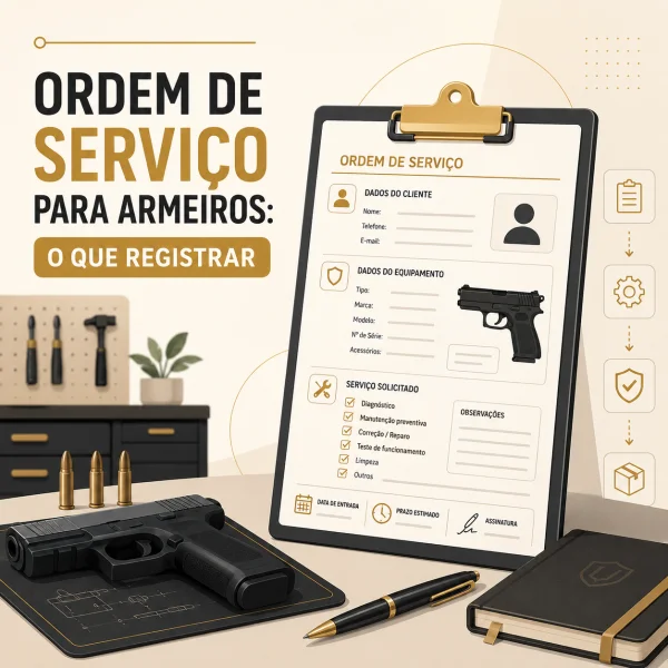 Ordem de Serviço para armeiros: para que serve e o que registrar