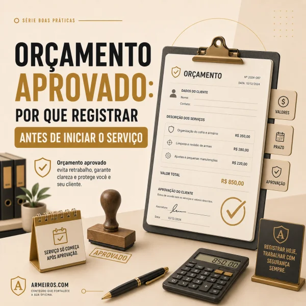 Orçamento aprovado: por que registrar antes de iniciar o serviço